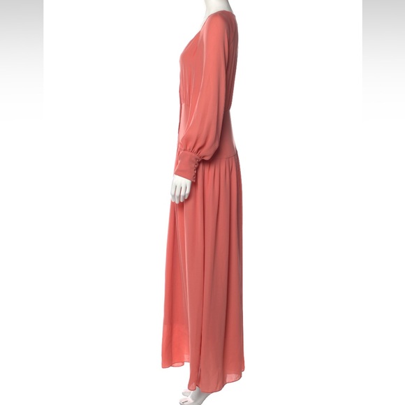 Iris & Ink Pink Maxi Dress Size Medium - Picture 2 of 3